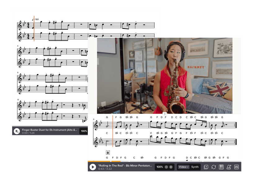 Saxophone exercises preview
